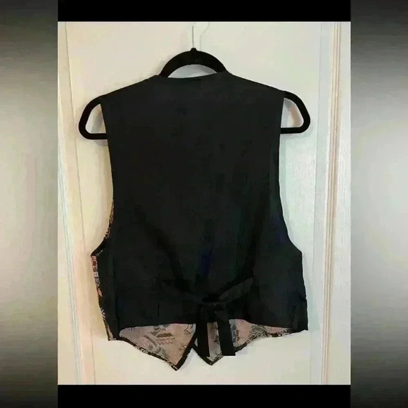 Facets Vintage Christmas Santa Vest size medium - Picture 2 of 4